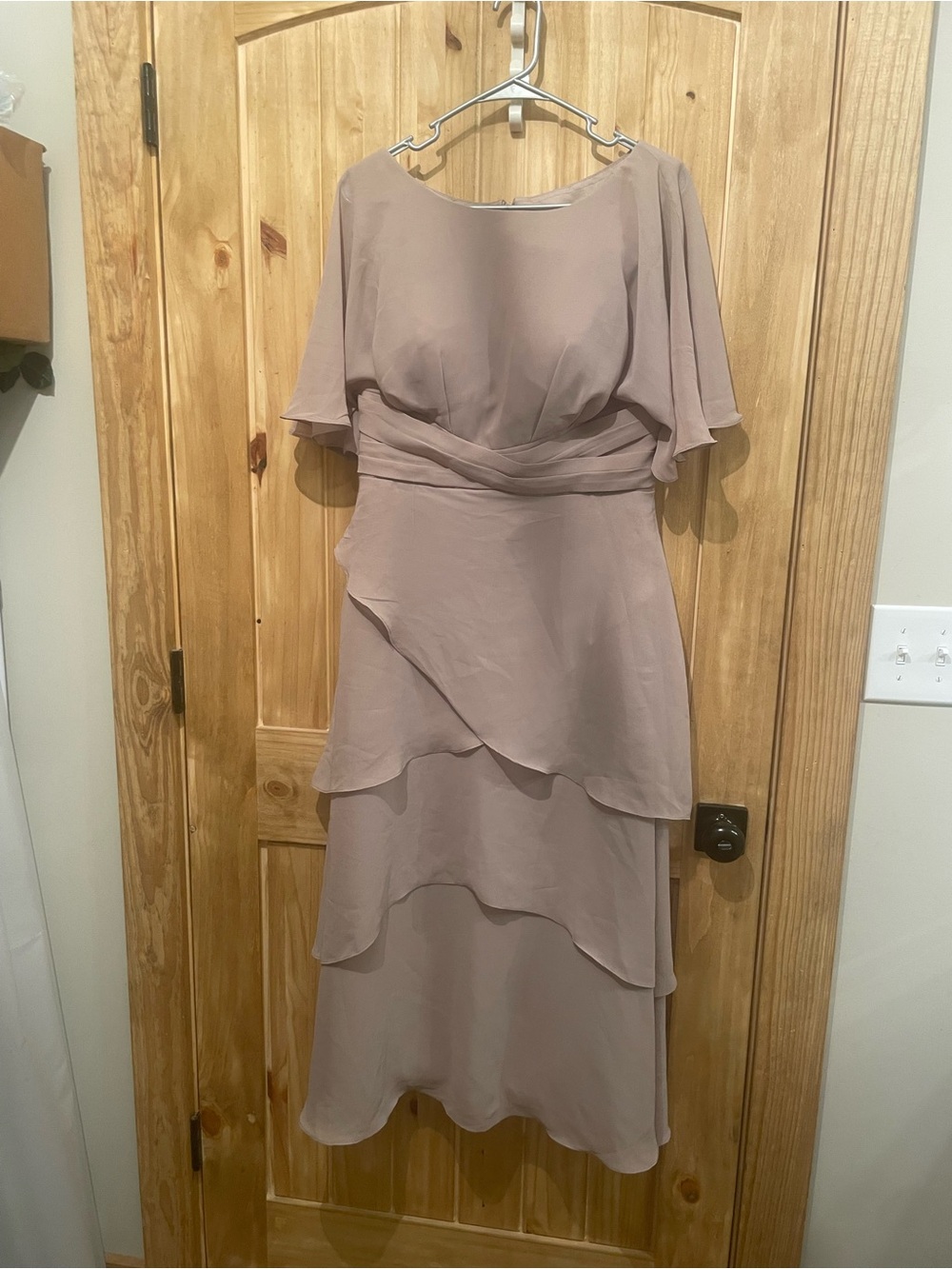 Taupe formal dress